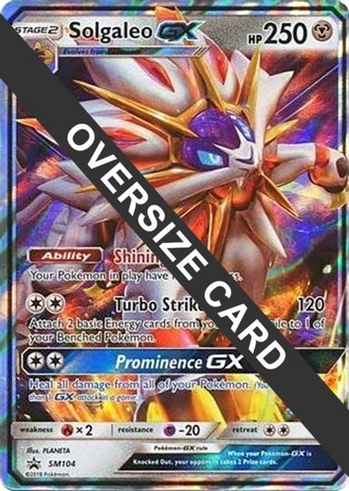 Solgaleo GX 104 (SM Black Star Promo) (SM104) [First Partner Pack Jumbo Cards]