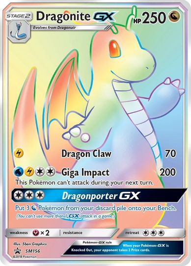 Dragonite GX - SM (SM156) [SM Promos]