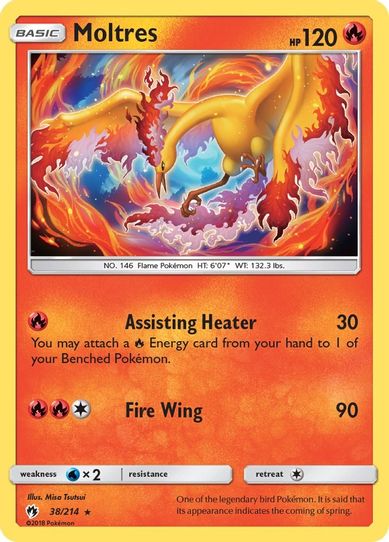 Moltres (38/214) [Sun & Moon: Lost Thunder]