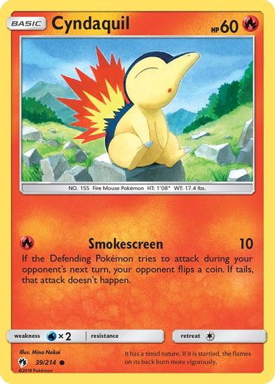 Cyndaquil (39) (39/214) [Sun & Moon: Lost Thunder]