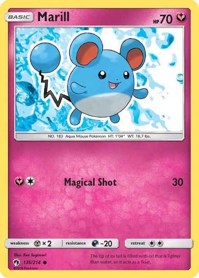 Marill (135/214) [Sun & Moon: Lost Thunder]