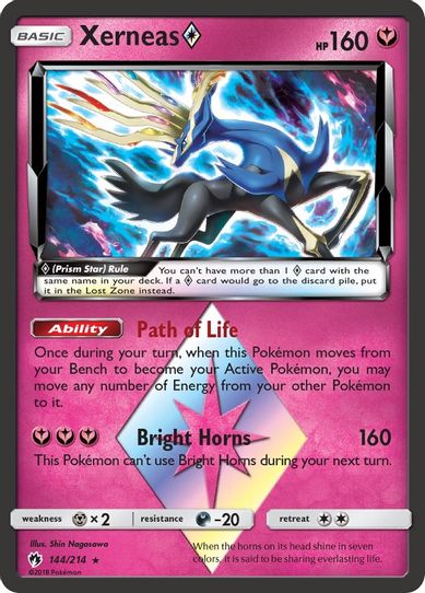 Xerneas Prism Star (144/214) [Sun & Moon: Lost Thunder]