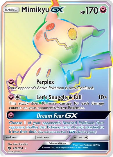 Mimikyu GX (Secret) (226/214) [Sun & Moon: Lost Thunder]