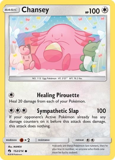 Chansey (152/214) [Sun & Moon: Lost Thunder]