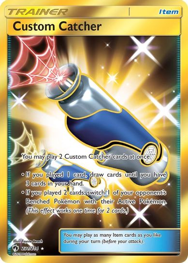 Custom Catcher (Secret) (231/214) [Sun & Moon: Lost Thunder]