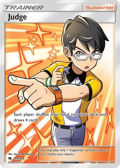 Judge (Full Art) (209/214) [Sun & Moon: Lost Thunder]