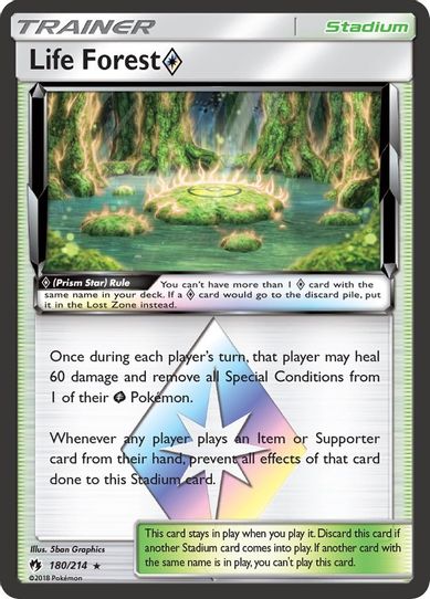 Life Forest Prism Star (180/214) [Sun & Moon: Lost Thunder]