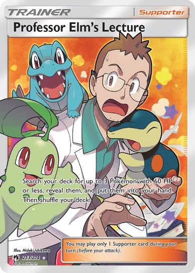 Professor Elm's Lecture (Full Art) (213/214) [Sun & Moon: Lost Thunder]