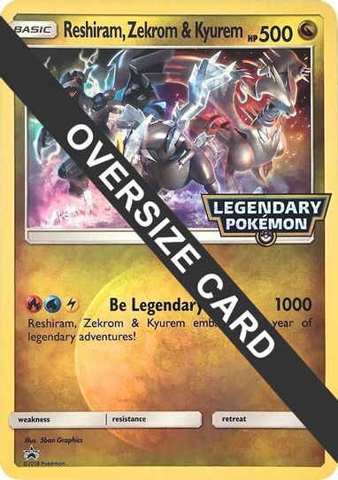 Reshiram, Zekrom & Kyurem (Legends of Unova Promo)[First Partner Pack Jumbo Cards]