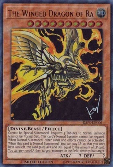 The Winged Dragon of Ra (JMPS-EN) (JMPS-EN006) [Shonen Jump Magazine Promos]