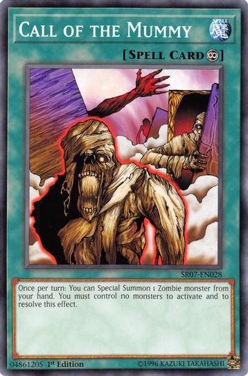 Call of the Mummy (SR07-EN028) [Structure Deck: Zombie Horde]