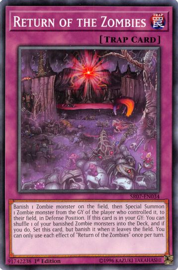 zombie horde yugioh deck Immortal Ruler (SR07-EN009) you can send 1 Monster Card from your hand to the Graveyard to Special Summon 1 Level 4 or lower Zombie zombie horde deck yugioh Shutendoji