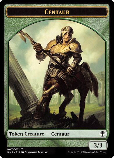 Centaur // Elemental Token (007) [Guilds of Ravnica: Guild Kits]