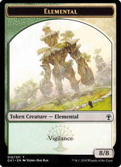 Centaur // Elemental Token (007) [Guilds of Ravnica: Guild Kits]
