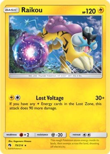Raikou (SM Lost Thunder) (79/203) [Deck Exclusives]