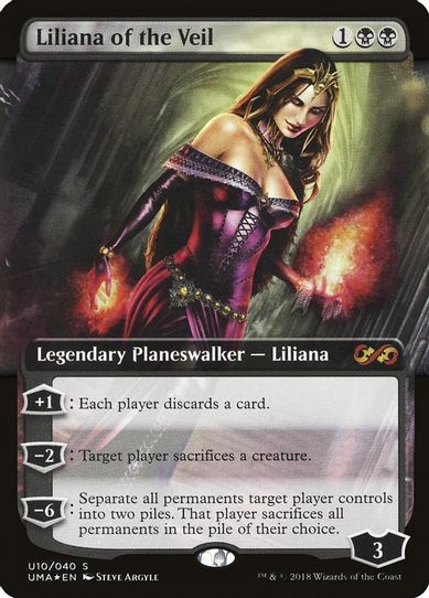 Liliana of the Veil (U10) [Ultimate Masters: Box Toppers]