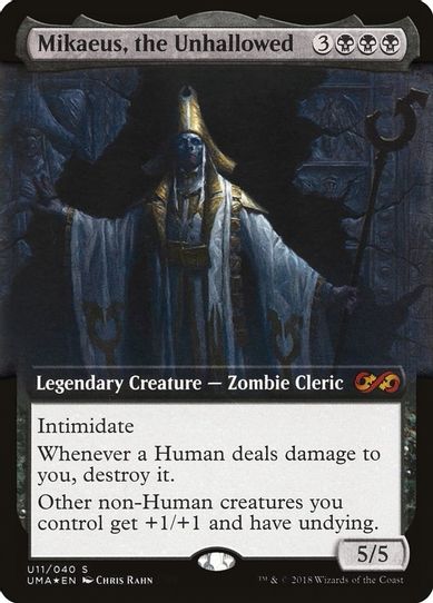 Mikaeus, the Unhallowed (U11) [Ultimate Masters: Box Toppers]