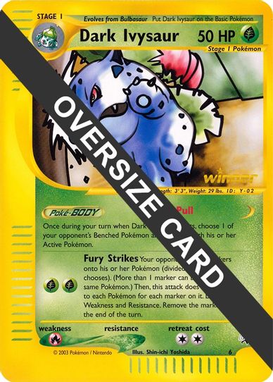 Dark Ivysaur 6 (Best of Game 6 Promo) (6) [First Partner Pack Jumbo Cards]