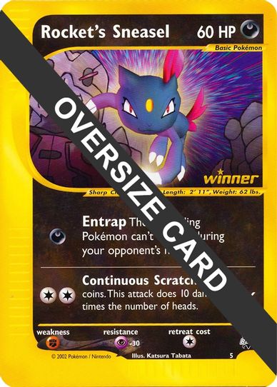 Rocket's Sneasel 5 (Best of Game 5 Promo) (5) [First Partner Pack Jumbo Cards]