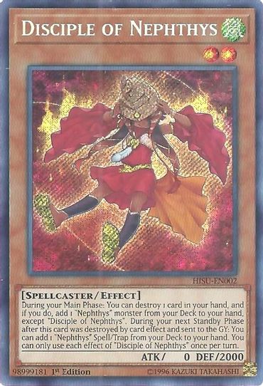 Disciple of Nephthys (HISU-EN002) [Hidden Summoners]