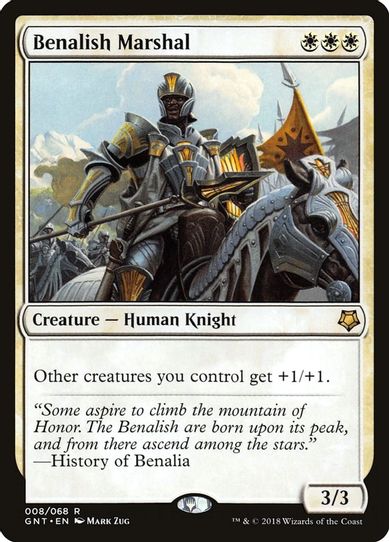 Benalish Marshal (8) [Magic Game Night]