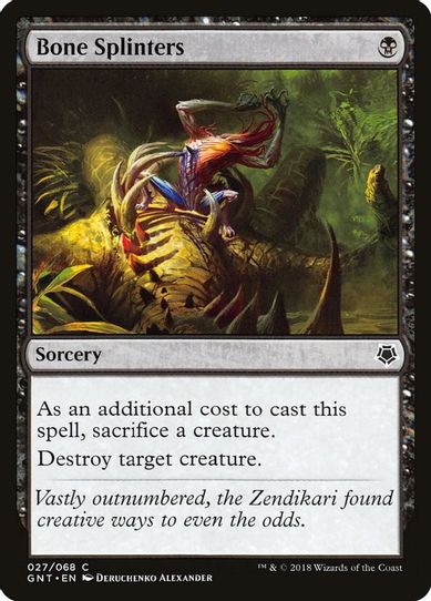 Bone Splinters (27) [Magic Game Night]