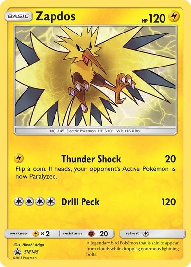 Zapdos - SM (SM145) [SM Promos]