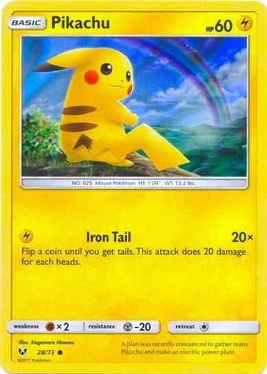Pikachu (Water Web Holo) (28/73) [Miscellaneous Cards & Products]