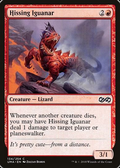 Hissing Iguanar (134) [Ultimate Masters]