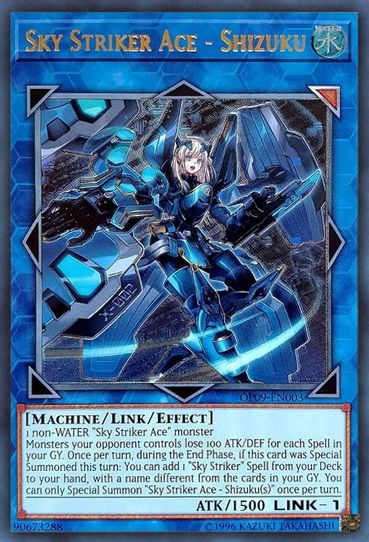 Sky Striker Ace - Shizuku (OP09-EN003) [OTS Tournament Pack 9]