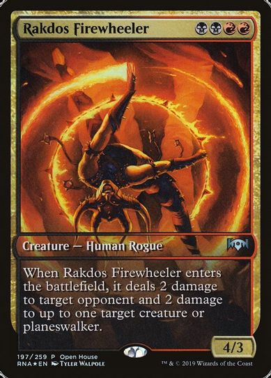 Rakdos Firewheeler (197) [Open House Promos]