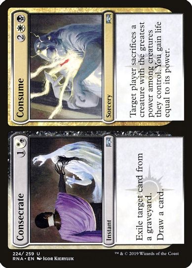 Consecrate // Consume (224) [Ravnica Allegiance]