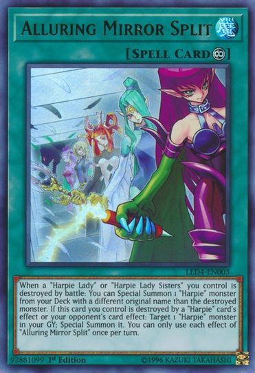 Alluring Mirror Split (LED4-EN003) [Legendary Duelists: Sisters of the Rose]