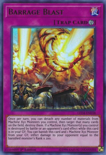Barrage Blast (LED4-EN038) [Legendary Duelists: Sisters of the Rose]