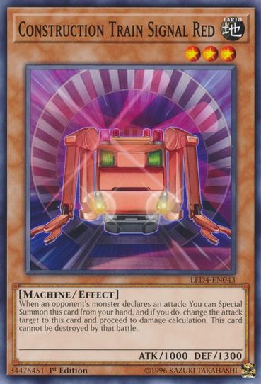 Construction Train Signal Red (LED4-EN043) [Legendary Duelists: Sisters of the Rose]