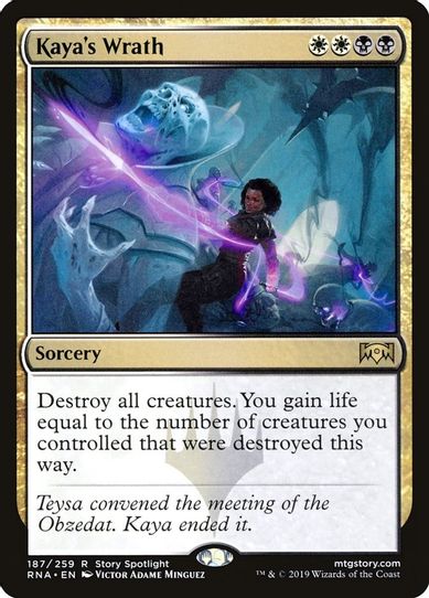 Kaya's Wrath (187) [Ravnica Allegiance]