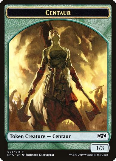 Centaur Token (5) [Ravnica Allegiance]