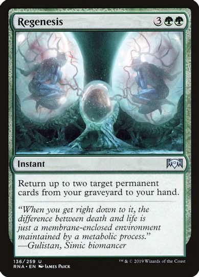 Regenesis (136) [Ravnica Allegiance]