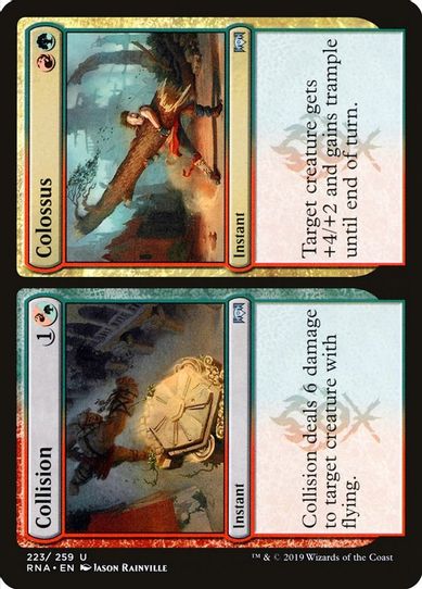 Collision // Colossus (223) [Ravnica Allegiance]