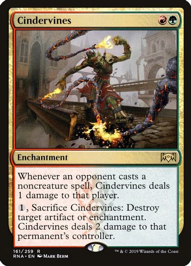 Cindervines (161) [Ravnica Allegiance]