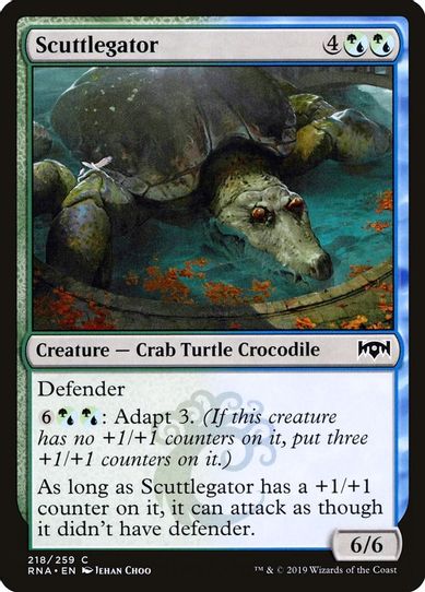 Scuttlegator (218) [Ravnica Allegiance]
