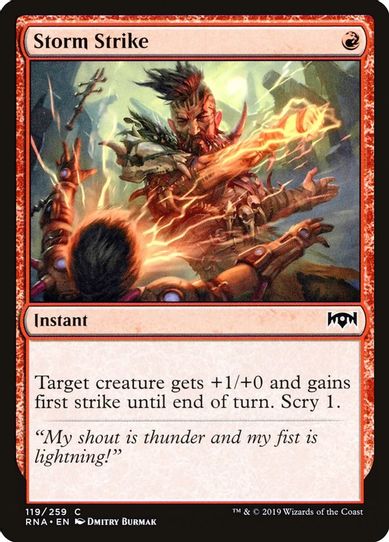 Storm Strike (119) [Ravnica Allegiance]