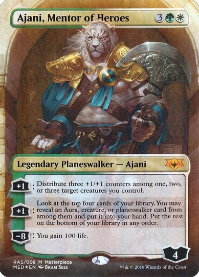 Ajani, Mentor of Heroes (RA5) [Mythic Edition: Ravnica Allegiance]