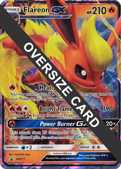 Flareon GX 171 (SM Black Star Promo) (SM171) [First Partner Pack Jumbo Cards]