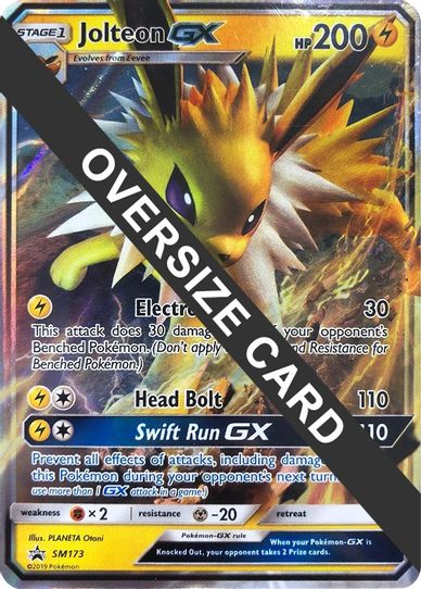 Jolteon GX 173 (SM Black Star Promo) (SM173) [First Partner Pack Jumbo Cards]