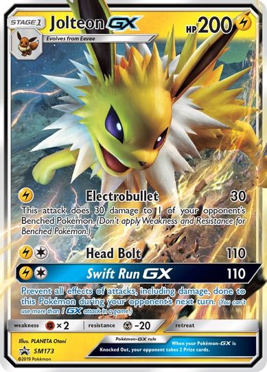 Jolteon GX - SM (SM173) [SM Promos]