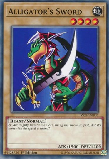 Alligator's Sword (SS02-ENB05) [Speed Duel Decks: Duelists of Tomorrow]