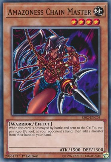 Amazoness Chain Master (SS02-ENC05) [Speed Duel Decks: Duelists of Tomorrow]
