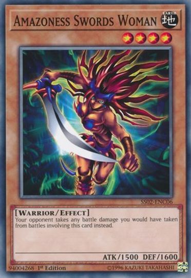 Amazoness Swords Woman (SS02-ENC06) [Speed Duel Decks: Duelists of Tomorrow]