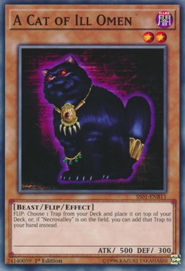 A Cat of Ill Omen (SS01-ENB11) [Speed Duel Decks: Destiny Masters]